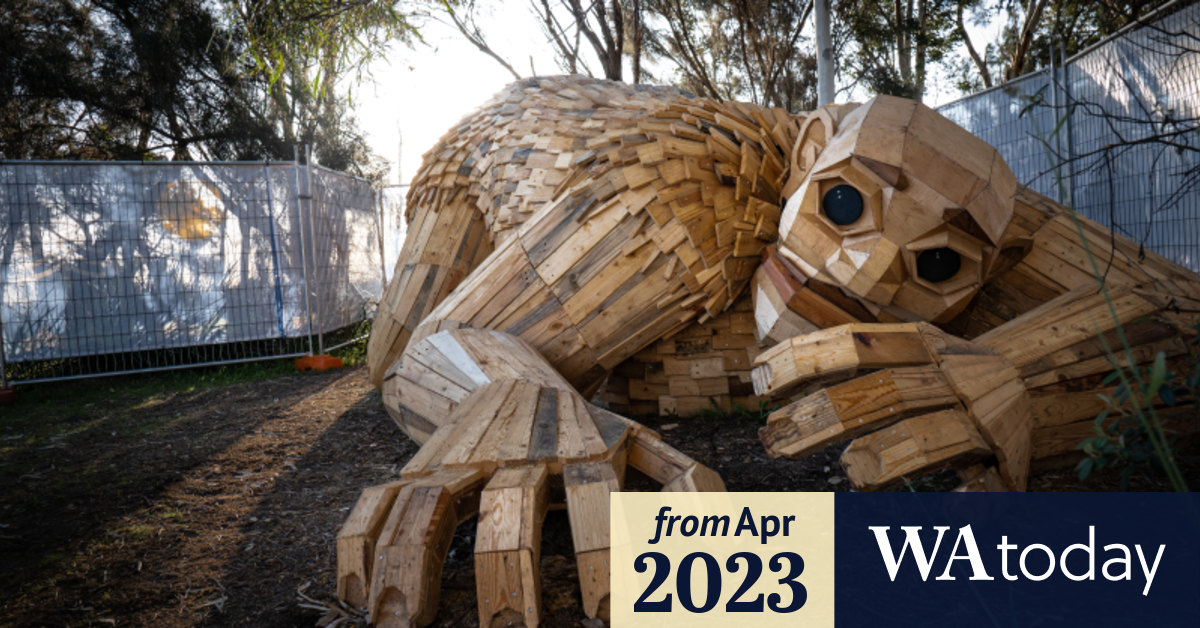 WA’s Giants of Mandurah Artist Thomas Dambo to replace sculpture burned down by vandals